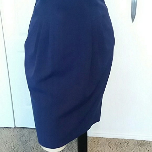 Vince Camuto Navy Dress - Picture 4 of 7